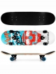 SKALLE Skateboard 78,7 x 20 cm, ABEC7, bílo-modrý