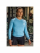 Tričko Ladies top longsleeve light blue