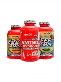 Amino Hydro 250 tbl + Egg amino 360 tbl + Beef amino 250 tbl