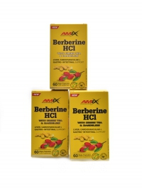 Berberine HCL with Green tea and dandelion 3 x 60 kapsl