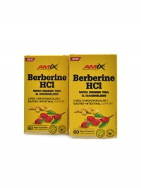 Berberine HCL with Green tea and dandelion 2 x 60 kapsl