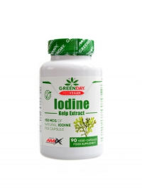 Natural Iodine kelp extract 90 vege kapsl