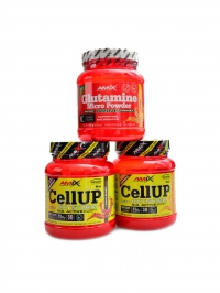 Cellup with oxystorm powder 2 x 348g + L-Glutamine powder drink 360 g