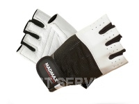 Fitness rukavice classic line white MFG248