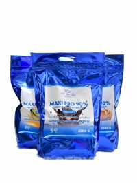 Maxi Pro 90% premium protein isolate 3 x 2500 g economy pack