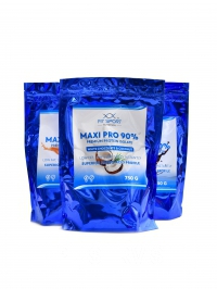 Maxi Pro 90% premium protein isolate 3 x 750 g economy pack