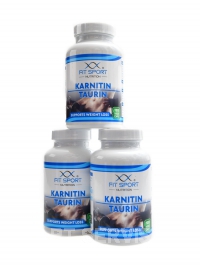 Karnitin Taurin 3 x 120 vege kapsl economy pack