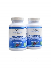 Vitamin C 1000mg with rose hips 2 x 120 vege tablet