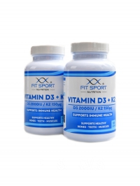 Vitamin D3 + K2 2000IU / 150mcg 2 x 120 kapsl