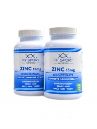 Zinc 15mg bisglycinate 2 x 120 vege tablet