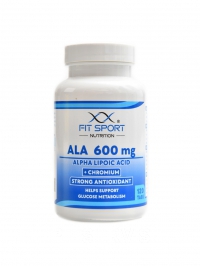ALA 600mg Alpha Lipoic Acid + Chromium 120 tabs Kyselina Alfa Lipoov