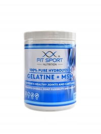 100% pure hydrolyzed gelatine + MSM 500 kapsl�