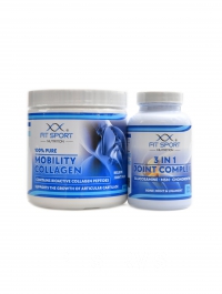 100% pure mobility collagen fortigel 300g + 3 in 1 Joint Complex 120 tablet