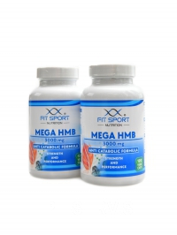 Mega HMB 3000 mg 2 x 120 vege kapsl� DUOPACK