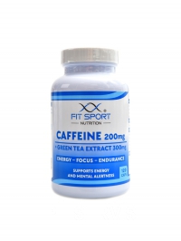 Caffein 200 mg + green tea 300 mg 120 kapsl