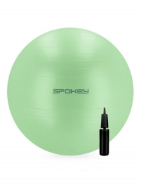 FITBALL Gymnastick m 55 cm vetn pumpiky, zelen