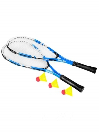 BUGY Sada na speed badminton - 2 x raketa, 3 x mek, obal