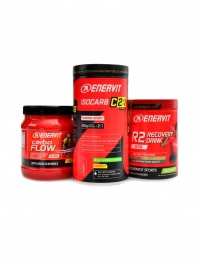 Enervit super set pro vkon Carbo flow + Isocarb + R2