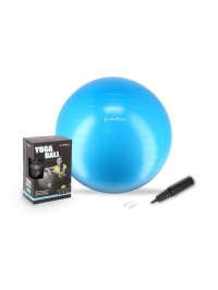 Gymnastick m 75 cm YB01N modr s pumpikou