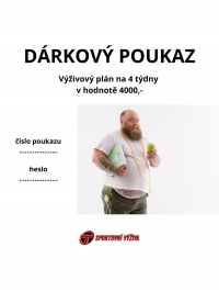 Poukaz na sestaven jdelnku na 4 tdny