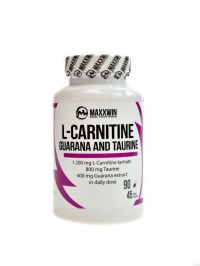 L-Carnitine + Guarana + Taurine 90 kapslí