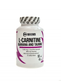 L-Carnitine + Guarana + Taurine 90 kapsl