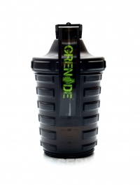 Grenade shaker 600 + 300 ml black