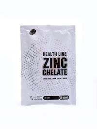 Health Line Zinek Zinc chelate 500 mg 30 tbl