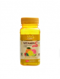 Vitamn C 1000mg s bioflavonoidy a pky 60 tbl s postupnm uvolovnm