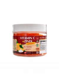 XXL Vitamn C zinek gummies 100 gummies