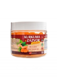 XXL Kurkuma zzvor gummies 80 gummies