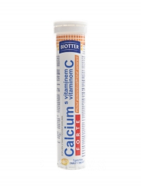 Calcium forte s vitamnem C pomeran 20 umivch tablet