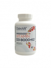 Vitamin D3 8000 IU + K2 60 tablet