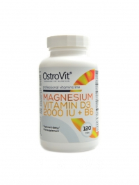 Magnesium + vitamin D3 2000 IU + B6 120 tablet