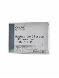 Pharma Magnesium Citrate + Potassium + B6 P-5-P 60 kapsl
