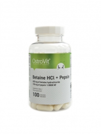 Betaine HCL + pepsin 100 kapsl