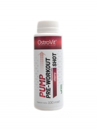 Pump pre-workout shot without beta-alanine 100 ml
