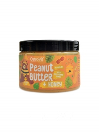Peanut butter + honey 500g arašídové máslo s medem