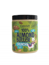100% almond butter crunchy 1000g mandlov kupav mslo