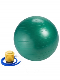 Gymnastický míč gymball fitball s pumpičkou 65 cm zelený