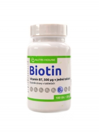 Vitamín B7 D-biotin 100 tablet