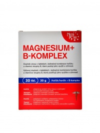 MAGNESIUM + B-KOMPLEX, 30 tbl. / 30 g