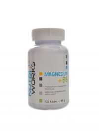 Magnesium citrate + B6 120 kapsl