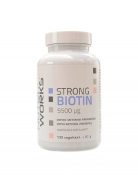 Strong Biotin 5500mcg 120 kapsl