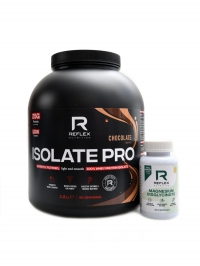 Isolate PRO 1800 g + albion magnesium 90 kapsl