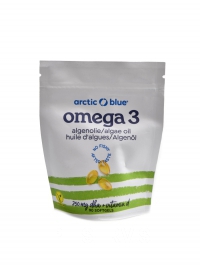 Vegan Omega 3 Algae 90 kapsl (250mg DHA & Vitamin D 400IU)