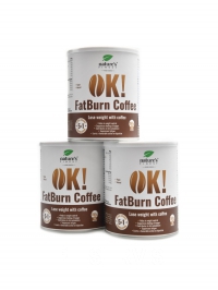 OK! Fat Burn Coffee 3 x 150g economy pack
