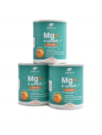 Magnesium + B-Complex 3 x 150g economy pack