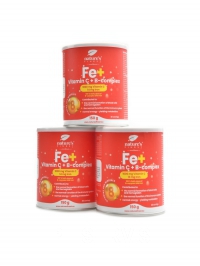elezo + Vitamin C + B-Complex 3 x 150g economy pack