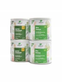 Total detox - Super detox 2 x 125g + Liver Cleanse 2 x 125g